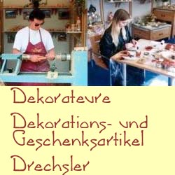 Südtiroler Werkstätten / Dekorateure, Dekorations- und Geschenkartikel, Drechsler