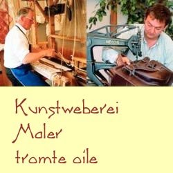 Südtiroler Werkstätten / Kunstweberei, Maler, Tromte oile